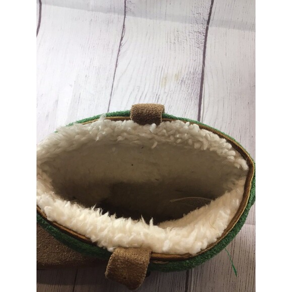 John Deere Cowboy Boot Slippers Boys Brown/Green Youth L/XL 3-5 - Picture 8 of 16